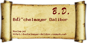 Büchelmayer Dalibor névjegykártya